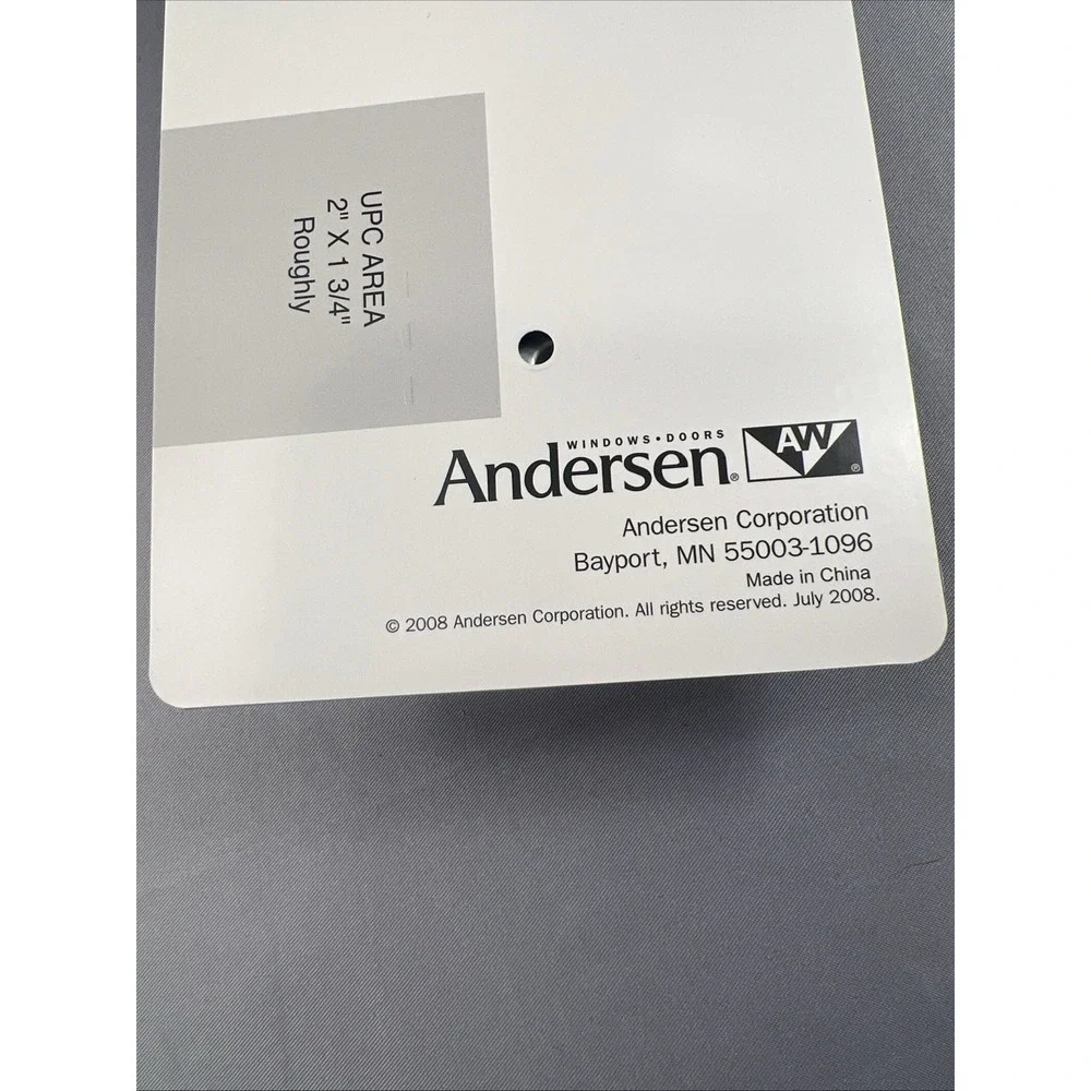 Andersen 200/400 Series Patio Door Foot Lock Set of 5 Brushed Nickel New